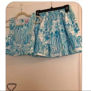 EUC Lilly Pulitzer Crop Set
